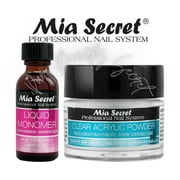 Mia Secret Liquid Monomer 1 oz and Clear Powder 0.25 oz