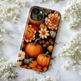 thumbnail image 5 of Vibrant Fall Flower Phone Case, Dark Cottagecore Pumpkin Phone Cover for iPhone 17 16 15 14 13 12 11 Plus Pro Max Mini, 5 of 6