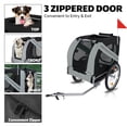 thumbnail image 5 of CQSXDA Steel Frame Folding Dog Bike Trailer with 100LB Capacity Ideal for Cycling, Jogging, and All-Outdoor Activities, 5 of 18