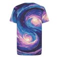 thumbnail image 5 of USNSM Printed Shirts for Men Short Sleeve T-Shirt Starry Sky Graphic Tees Summer Tshirts Tops Plus Size Novelty Clothes Purple XXL, 5 of 5