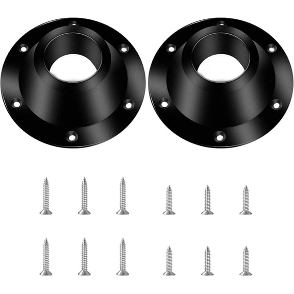 2 Pcs Aluminum RV Table Base Mount RV Dinette Table and Floor Mount Base 6 Mount