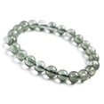 thumbnail image 1 of Natural Green Rutilated Quartz Crystal Stretch Round Beads Bracelet from Brazil 8mm AAAAA, 1 of 2