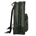 thumbnail image 6 of Solid Color Transparent See Through Mesh Stadium Approved Backpack for Travel and Commuting in Hunter Green, 6 of 9