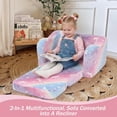 thumbnail image 3 of Sofá para niños pequeños MeMoreCool con unicornio luminoso, silla convertible, 3 of 8