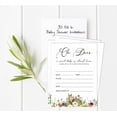 thumbnail image 5 of Inkdotpot 30Deer Jungle Animals Baby Shower Invitation Cards Oh Deer Fill In Blank Invites, 5 of 7