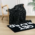 thumbnail image 3 of JOOJA Get Naked Bath Mat Microfiber Cute Bath Rugs, Machine Washable, Black Naked, 20”x32”, 3 of 8