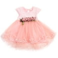 thumbnail image 3 of Jupe Tutu Sans Manches à Fleurs Froncée pour Nouveau-Nées et Tout-Petites Filles, Robe de Princesse, Robe de Fête, Tenues d'Été, 3 of 7