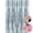 W9-Light Blue, variant on Foil Fringe Curtain Backdrop (39.37x78.74in) Party Decorations Tinsel Streamers for Birthday Graduation Baby Shower Light Blue Wedding
