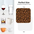 thumbnail image 6 of Fuzoiu Cute Squirrel Print Leather Coasters Set,Drink Coasters Set of 4,for Tabletop Protection, Durable PVC Coasters,Home Décor and Housewarming Gift-Square, 6 of 6