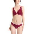 thumbnail image 3 of Fengqque And Sexy Lace Cup Beauty Back Buckle No Steel Ring Comfortable Bra Set, 3 of 9
