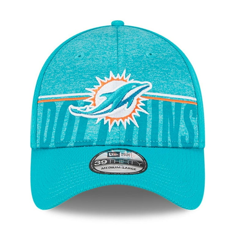 New Era / Men's Miami Dolphins Sideline Training Camp 2022 Camouflage  39Thirty Stretch Fit Hat