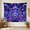 B, variant on XaaKee Large Wall Tapestry, Neon Toad Warlock Mystical Frog, High-Quality Polyester Tapestry, 60x40Inch