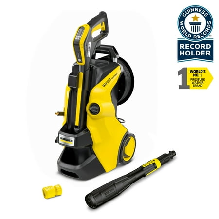 Karcher K 5 Premium Smart Control 2000 Max PSI Pressure Washer, Spray Gun & Wand 1.32 GPM