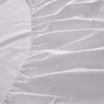 thumbnail image 3 of Generic Solid Color Cotton Round Bed Fitted Sheet Bed Cover, White, 3 of 7