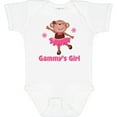 thumbnail image 3 of Inktastic Gammy's Girl Monkey Girls Baby Bodysuit, 3 of 5