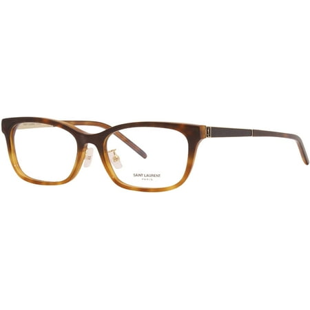 SAINT LAURENT SL M84_J 003 Square Havana Light Demo Lens 53 mm Womens Eyeglasses