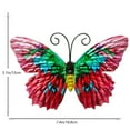 thumbnail image 4 of YY1119 Pendentif en Fer Suspendu pour Jardin Extérieur 18,8 X 13 cm Décoration en Forme de Papillon - Rouge, 4 of 4