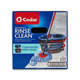 thumbnail image 4 of O-Cedar EasyWring RinseClean Spin Mop & Bucket System, Dual-Chamber Mop Bucket with Clean/Dirty Water Separation, Hands-Free Foot Pedal Wringer, Reusable Microfiber Pad for Hardwood Floors, 4 of 4