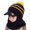 Navy, variant on Sinhoon Winter Kid's Boy Girl Beanie Earflap Warm Hat Knitted Fleece Crochet Scarf Cap