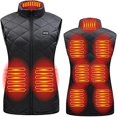 thumbnail image 2 of 2023 Cálido Otoño E Invierno Ropa De Calefacción De 9 Zonas Doble Abierta Para Mujer Chaleco Calefactor Inteligente Ropa De Abrigo Chaleco Calefactor Eléctrico Con Carga Usb, 2 of 5