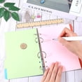 thumbnail image 3 of 25pcs 5-Tab Binder Dividers Notebook Paper Discbound Plastic Loose Leaf Binders Index Divider Sheets Multicolor Notebook Dividers for 6 Ring Binders School Office Supplies diy, 3 of 9