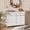 White, variant on EastVita Pink TV Stand with Charging Station,Wide TV Stand with Open Shelf,Bedroom Dresser for Living Room TV Stand with 9 Drawers,9 Large Storage Drawers for Living Room