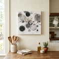 thumbnail image 6 of Gray Circles Canvas Wall Art for Living Room Bedroom Bathroom, Ink Art Minimalist Abstract Watercolor Modern Beige Canvas Art Wall Decor, Artwork for Walls Home Office Decor, 10"x10", 6 of 9