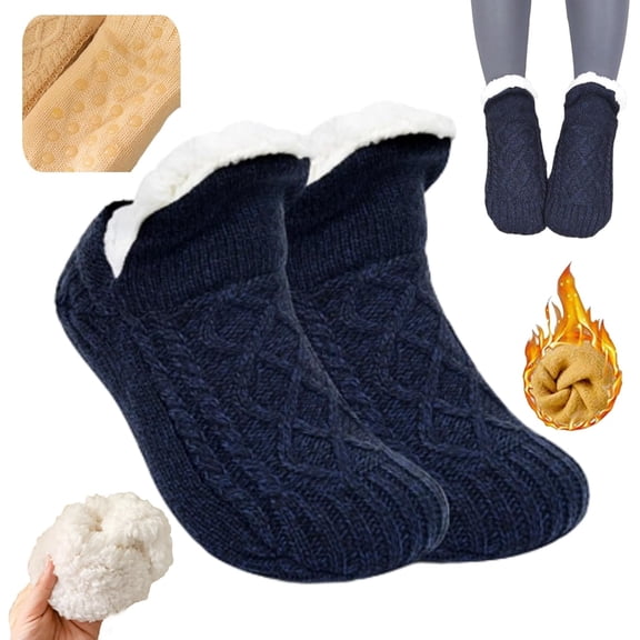 Warm Fuzzy Winter Socks for Women - Warm Thick Socks, Thermal Snow Socks for Cold Weather