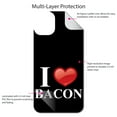 thumbnail image 4 of DistinctInk Custom SKIN / DECAL compatible with OtterBox Symmetry for iPhone 11 Pro (5.8" Screen) - Black White Red I Heart Bacon - Show Your Love of Bacon, 4 of 5