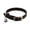 Black, variant on Premium Real Leather Cat Collar with Bell & Safety Elastic Adjustable Soft Kitten Collar Lightweight Buckle Closure for Pets(Red,Size XS)