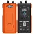 thumbnail image 2 of Case with Stand for Sonim XP5plus, Nakedcellphone [Grid Texture] Slim Hard Shell Phone Protector Cover with Kickstand for Sonim XP5 Plus (XP5900) - Bright Orange, 2 of 7