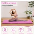 thumbnail image 2 of Gymnastics Mat, 3'x6'/4'x8' Thick Folding Kids' Gymnastic Tumbling Mat with Carrying Handles for Home Gym Exercise & Play, 2 of 7