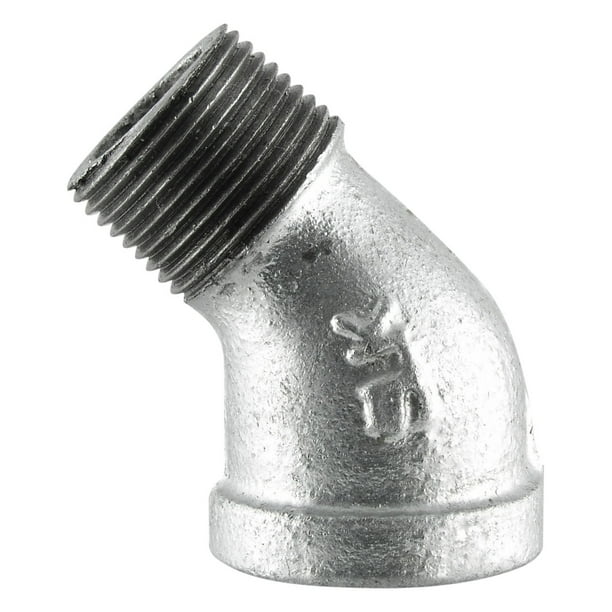 LDR Industries 311 SE45-112 Codo galvanizado de 45° de 1.5 pulgadas