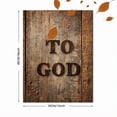 thumbnail image 3 of Qisvanset TO GOD Worship Room Canvas Wall Art 15.75x11.81 Inches, 3 of 8