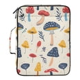 thumbnail image 2 of Haosy Accordion File Organizer Zipper Binder 500 Sheet 6-Tab Expanding File Folder Multi-Pocket 1.2 Inch 3 Ring Hand Drawn Mushrooms, 2 of 7