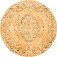 thumbnail image 1 of Ahgly Company Indoor Round Persian Orange Traditional Area Rugs, 6' Round, 1 of 1