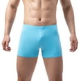thumbnail image 4 of Sngxgn Men's Underwear Boxer Briefs Soft Breathable Underwear for Men(Sky Blue,XXXXL), 4 of 6