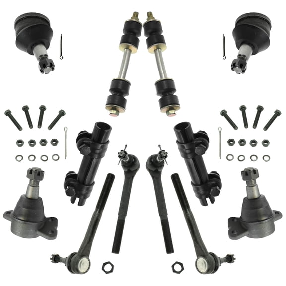 Front Ball Joints Sway Bar Links & Tie Rods Kit for GM Truck SUV New PSA52701