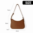 thumbnail image 2 of Bolsos cruzados para mujer, bolso de hombro para mujer, moderno bolso de mano pequeño con cierre de cremallera, bolsos de mano de hombro con correas ajustables, 2 of 6