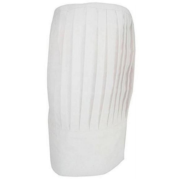 Tall Chef Hat in White