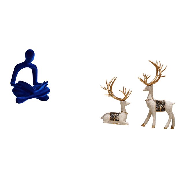 Figura de pensador abstracto,Estatua de pensador abstracto,decoración para el hogar,Estatua de alce y ciervo,Figuras de alce y ciervo,decoración del hogar,estatuas de resina,Estatua de