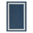 thumbnail image 3 of Unique Loom Decatur Collection Area Rug - Border (2' 2" x 3' Rectangle Navy Blue/Ivory), 3 of 7