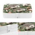 thumbnail image 4 of Hedgehog PU Leather Travel Jewelry Organizer Box with Removable Compartment and Bracelet Holder, 4 of 6
