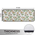 thumbnail image 5 of Kitchen Rugs Sets Of 2,Light Gray Daisy Flower Pattern Anti Fatigue Kitchen Mat Rugs Non Slip Washable,Decorative Kitchen Floor Mats for Kitchen,Sink,Laundry,17"x47"+17"x47", 5 of 5
