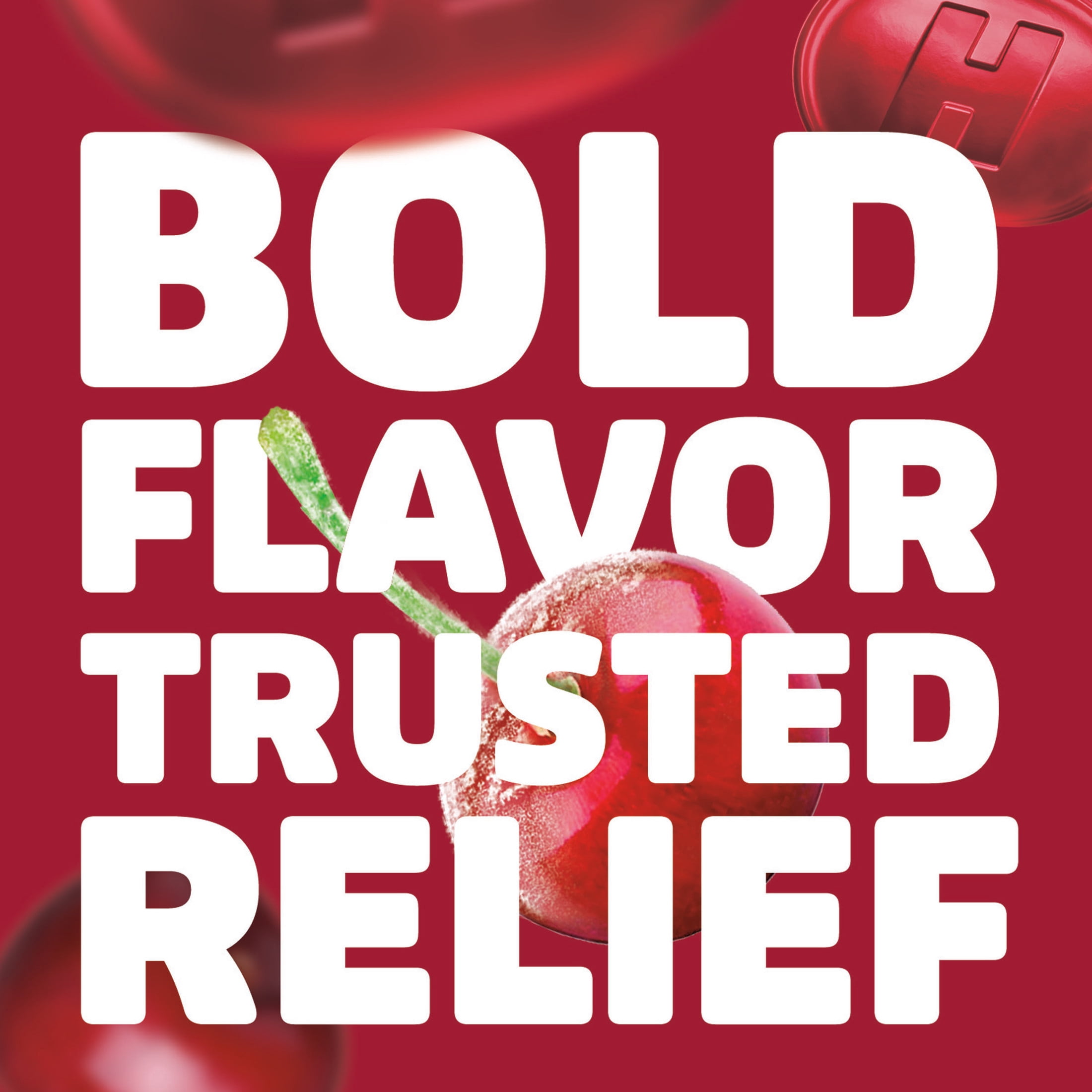 HALLS Cough and Throat Relief Cherry Cough Drops, No Synthetic Dyes, FSA/HSA Eligible, 30 Drops