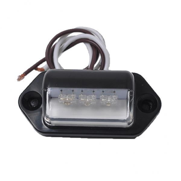 Luz de placa de matrícula,Luz trasera de cola de remolque de camión,Lámpara de matrícula trasera,Luces LED para matrícula de remolque,Lámpara de matrícula de coche,Luz de la placa del auto Cola Luz de placa de matrícula