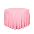 thumbnail image 2 of VOTRUDI Round Satin Tablecloth Fabric Round Table Cover Wrinkle Table Cloth For Wedding Banquet Party Home Dining Table Decor 47.24×47.24in, 2 of 6