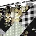 thumbnail image 3 of Pioneer Flower Floral Print Pattern Shower Curtain 36"x72" ,Bathroom Decorative Shower Curtains Set with 12 Hooks,Modern Waterproof Washable Shower Curtain, 3 of 6
