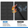 thumbnail image 4 of Unique Bargains 1 Pc Cargo Liner Rear Trunk Mat for Toyota RAV4 2013-2018 Anti-Slip TPE Black Rear Trunk Cargo Luggage Boot Tray Mat Flat Face Long Stripe Pattern, 4 of 7