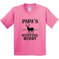 thumbnail image 3 of Inktastic Papa Hunting Buddy Bow Hunter Youth T-Shirt, 3 of 5